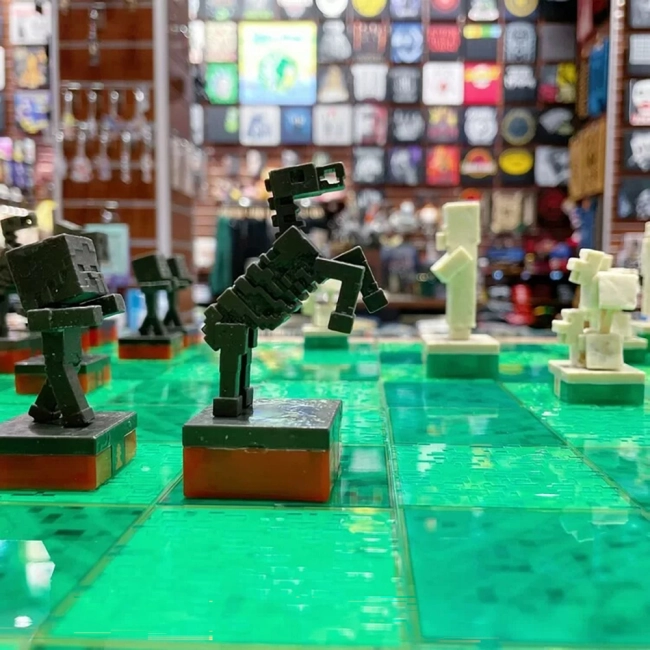 шахматный набор Майнкрафт