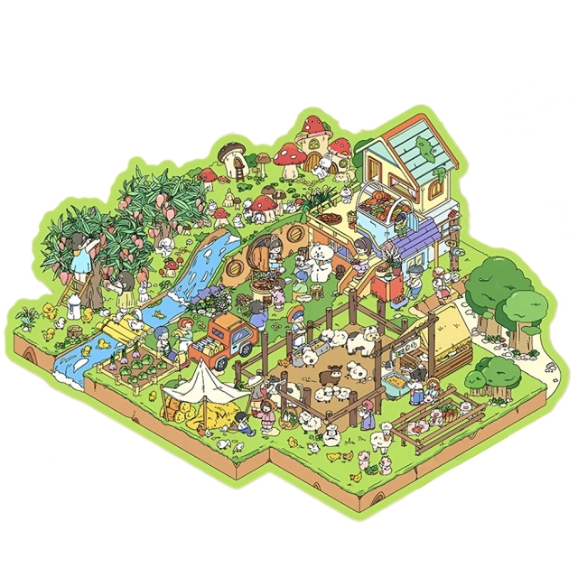 румбокс наклейки ферма