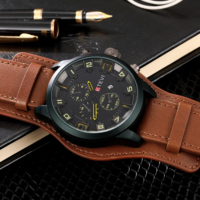 мужские наручные часы с кварцевым механизмом
