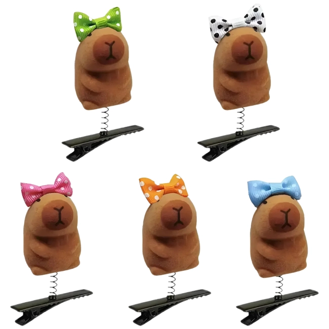 заколки капибары для волос