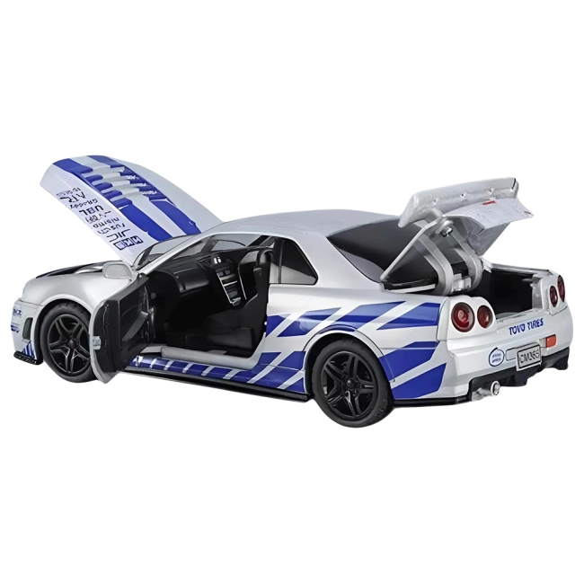 игрушечная машинка Nissan Skyline R34