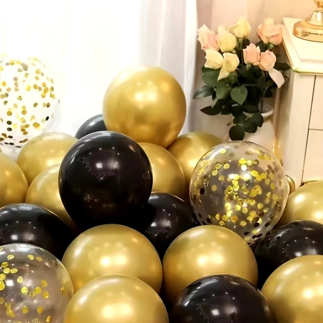 набор шариков с лентами