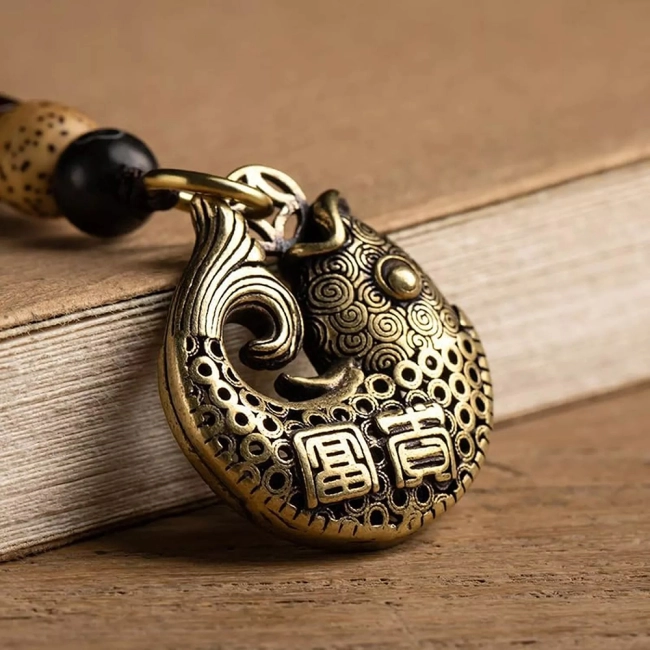 брелок-талисман рыба