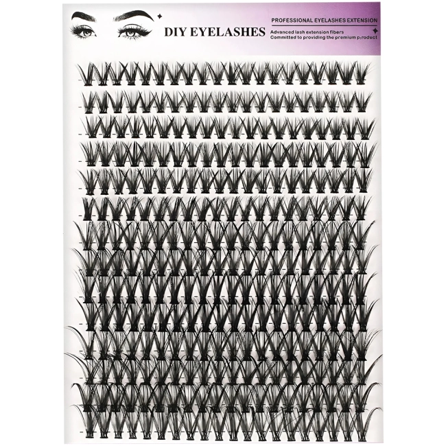 набор ресниц-пучков