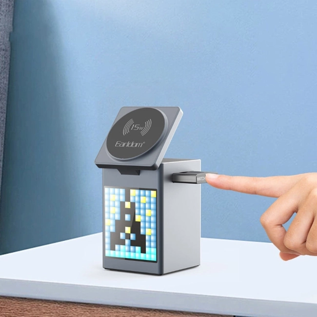 настольная зарядная станция с подсветкой RGB