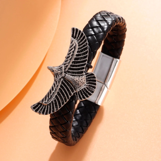 мужской браслет с орлом