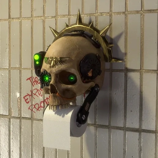 тримач для туалетного паперу Сервочереп Warhammer 40k