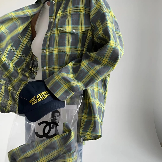 фланелева сорочка для жінки