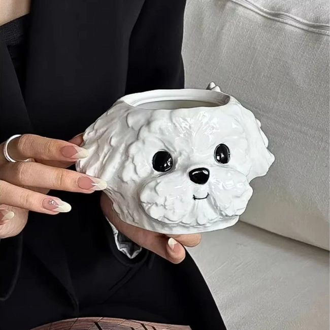 кружка в форме собаки