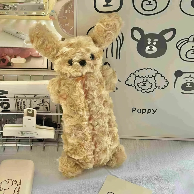 плюшевый пенал-собака