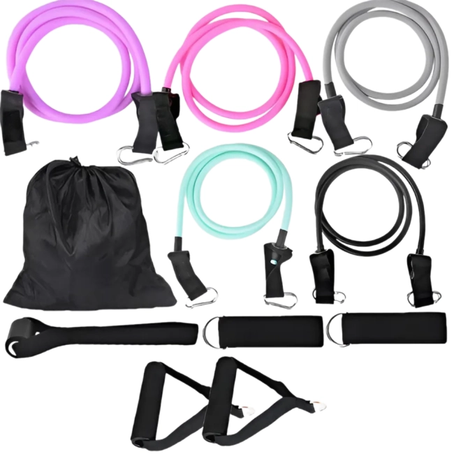 набір універсальних трубчастих еспандерів