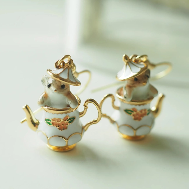 сережки мишки