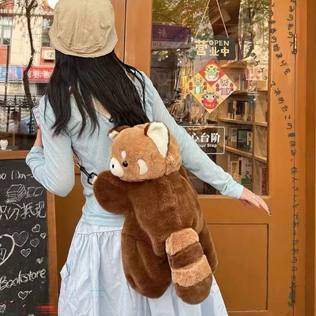 сумка красная панда