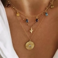 женская цепочка с подвесками