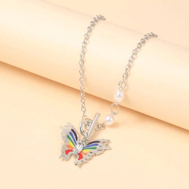 кулон метелик з ланцюжком