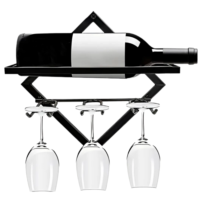 настенный держатель для бутылки вина