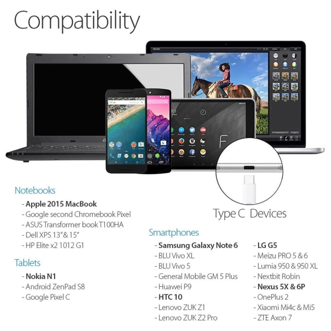 кабель USB 2.0 Type-C