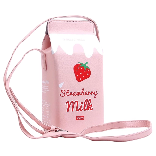 сумка з пакетом молока