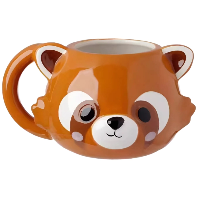 кружка с красной пандой