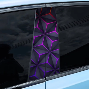 наклейки на стійки авто