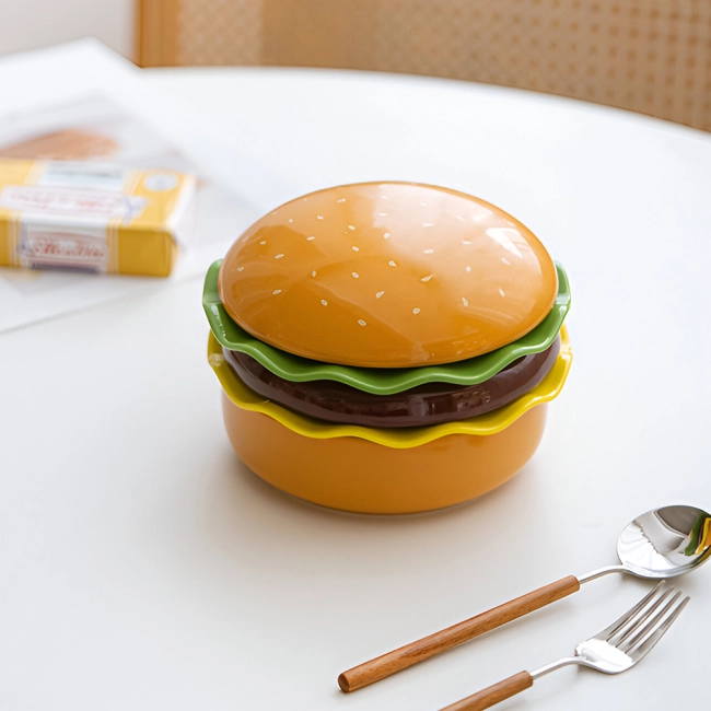 тарілки у вигляді бургера