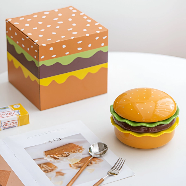 тарілки у формі бургера