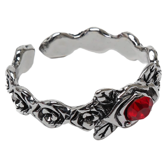 жіноче кільце з квітами