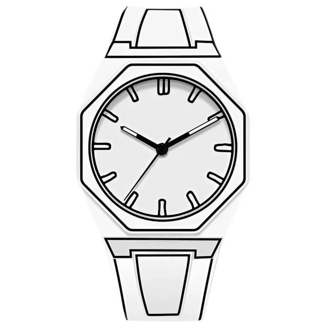 нарисованные наручные часы