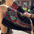мужские шорты с вышивкой