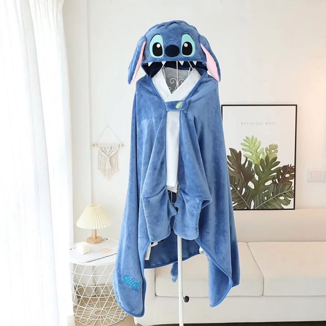 плюшевий плед з рукавами