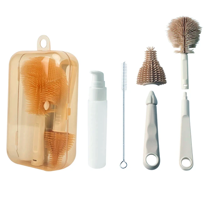 набір силіконових щіток для миття