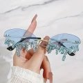 женские солнцезащитные очки без оправы