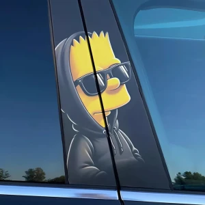 наклейки на стойку симпсоны