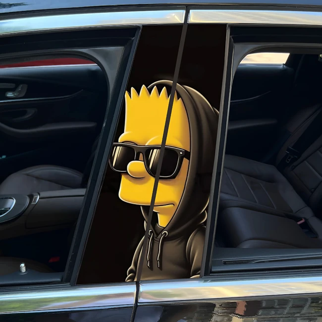 наклейки для стойки авто