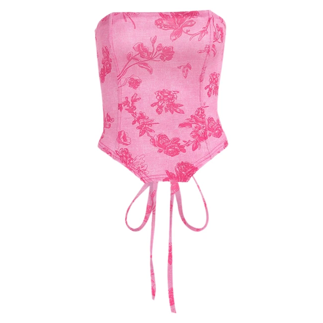 женский топ без бретелек