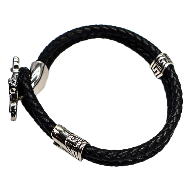 мужской двойной браслет