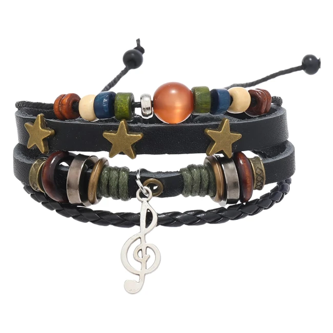 четырехслойный браслет