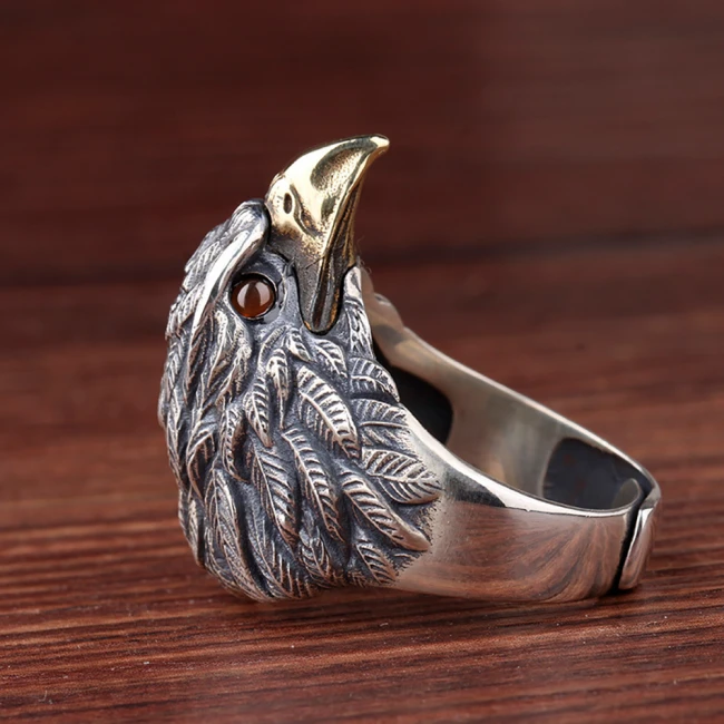 кольцо с орлом для мужчин