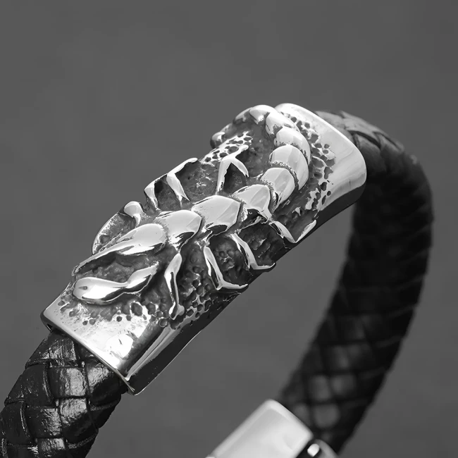 плетений браслет скорпіон