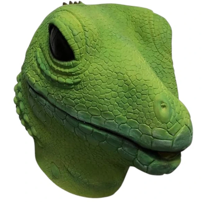 маска голова ящірки