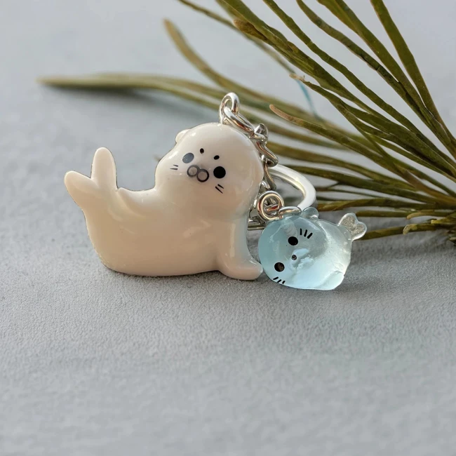 брелоки тюлені