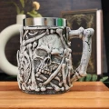 кружка череп с костями,