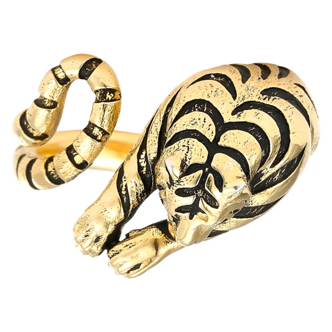 каблучка з тигром