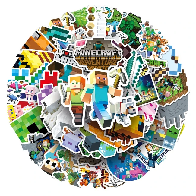 стікери Minecraft,