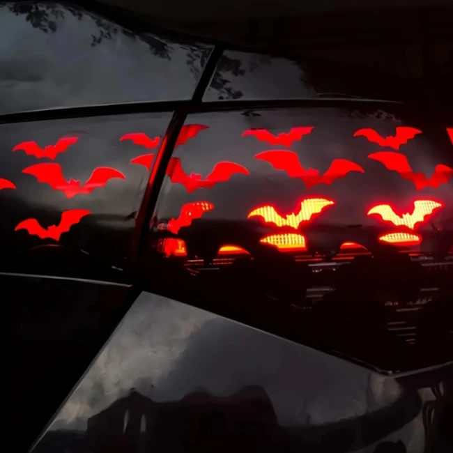 наклейка на автомобильные фары,