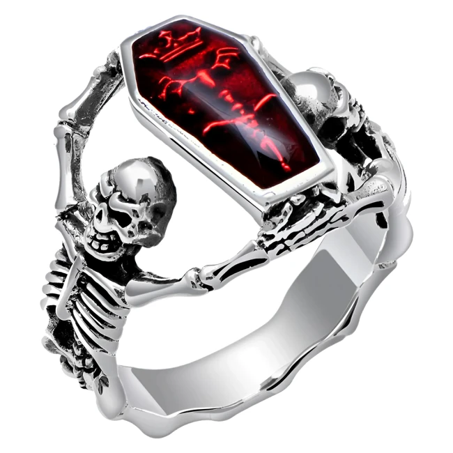 каблучка з скелетами