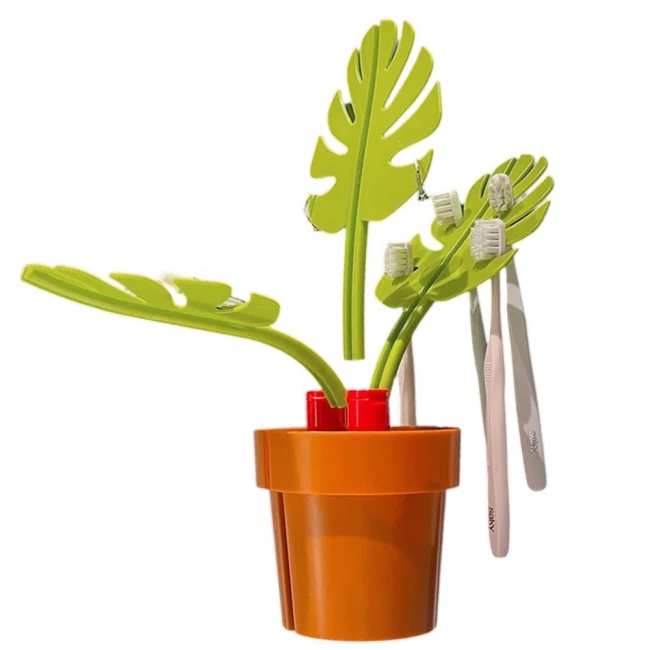 настольный органайзер для зубных щеток и пасты,