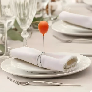 Кольцо для салфеток с воздушным шариком кольцо для салфеток