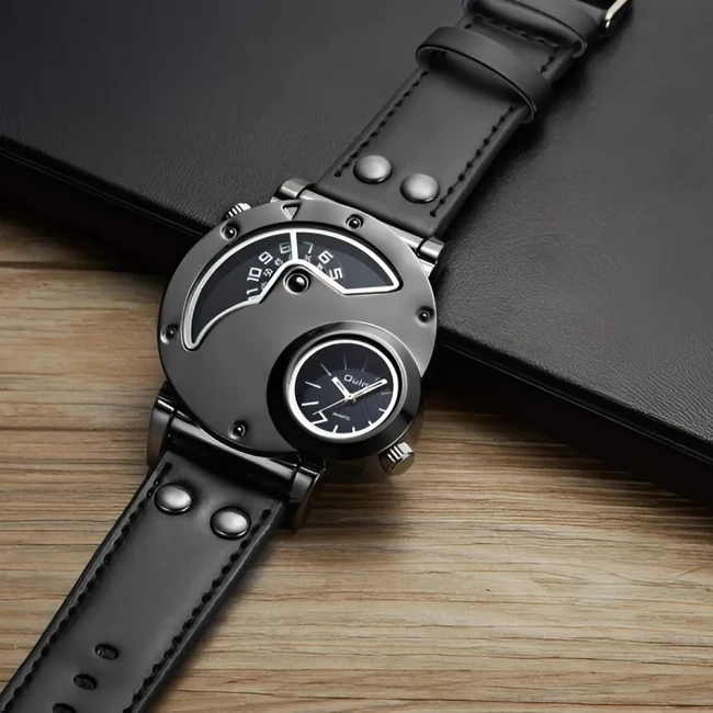 наручные часы с двойным циферблатом,