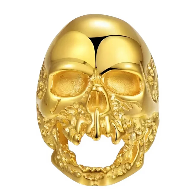 чоловіча каблучка з черепом,